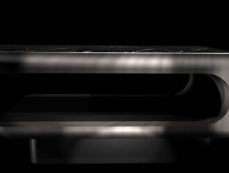 Fabio Alemanno SQUARE Black - Hammam Table - Side view high