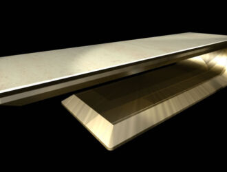 Fabio Alemanno SQUARE Ivory - Hamam day bed - side view