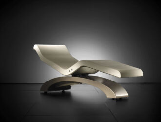Fabio Alemanno Spa Lounger Cleopatra Classico Ivory - front view