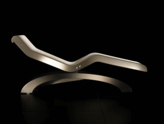 Fabio Alemanno Spa Lounger Cleopatra Classico Ivory - side view