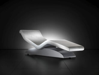 Fabio Alemanno Spa Lounger Cleopatra Moderno White - front view