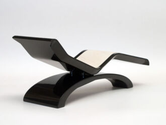 Fabio Alemanno Spa Lounger Diva Classico Ivory - back view