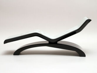 Fabio Alemanno Spa Lounger Diva Classico White - side view