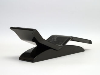 Fabio Alemanno Spa Lounger Diva Moderno Black - back view