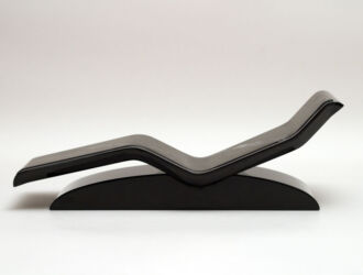 Fabio Alemanno Spa Lounger Diva Moderno Black - side view