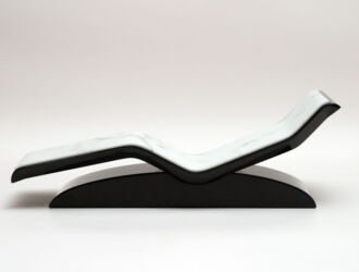 Fabio Alemanno Spa Lounger Diva Moderno White - side view