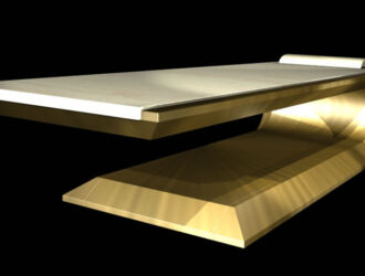 Fabio Alemanno Square - Hammam day lounger - Front view